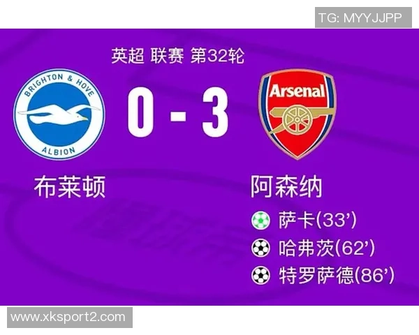 阿森纳官方推特发布海报热身联赛杯对阵布莱顿的精彩战役
